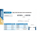 ACCUD 345-000-06 kuličkové měřicí doteky pro mikrometry a posuvná měřítka SΦ3.5mm