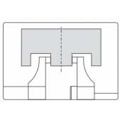 ACCUD 378-003-01 speciální mikrometr 50-75mm s měřicími čelistmi (0.01mm)