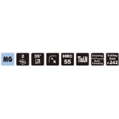 TK stopková fréza toroidní ERA0602, 6x12mm,R0,2