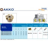 Fréza nástrčná čelní 90° AFM90-LN15T6-D080-A27-Z07-H