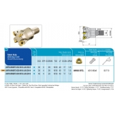 Stopková rychloposuvová fréza se závitem AHFM-WN09T3-D40-M16-L40-Z04-H