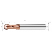 TK stopková fréza kopírovací s prodlouženou upínací částí SBLMX0808, 8x16 mm, R4