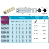 Antivibrační tyč ATTB-D40-408-7D-H pro vyměnitelné hlavice