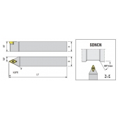 Soustružnický držák VBD SDNCN 1010 E 07