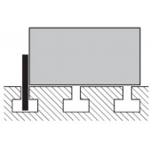 Rovnoběžné dorazy AMF 37 5500 - 12mm/100x40mm
