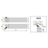 Soustružnický držák VBD SRGCL 2525 M 10 C