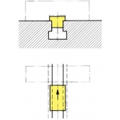 Volný drážkový kámen broušený pro středění 37 5375 - 10mm
