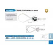 ACCUD 429-008-11 digitální úchylkoměr pro vnější měření 0-200mm ( 0.1mm )