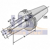 VÝPRODEJ - tepelný upínač krátký DIN 69871 , SK40/pr.12mm - A 80 ( 25.000 RPM )