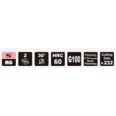 TK stopková fréza kopírovací SBK0204, 2x4mm,R1