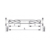 Vrták oboustranný (karosářský) HSS, 221137, 5,3 mm