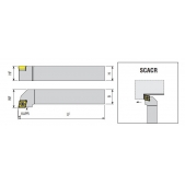 Soustružnický držák VBD SCACL 1616 H 09