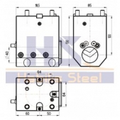 Pevný držák pro vyvrtávací nože, BMT55x40x100