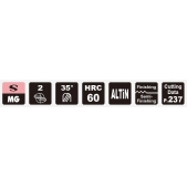 TK stopková fréza s dlouhým krkem SEFA01012, 1x3mm