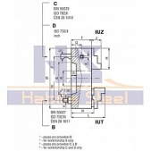 Sklíčidlo se zkr. stav. dél. IUZ 243803, 160/3-1-D4,163164 -s tvrd. vněj.SCV a vnitř. SCN čelistmi
