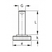 Opěrný šroub, 370840, AMF 73452, 16x55mm