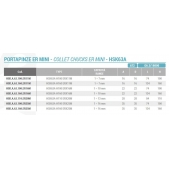 Kleštinový upínač ER MINI HSK63A H160 ER25M