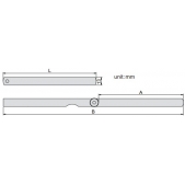 ACCUD 913-100-13 ventilové měrky dlouhé  150mm ( 0.05-1.00mm ) 13ks