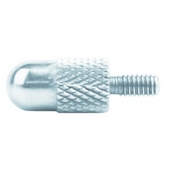 ACCUD 270-002-03 měřící dotek radiusový R2,5mm pro úchylkoměry, ocel / L15mm /