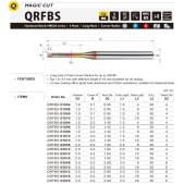 TK stopková fréza toroidní s dlouhým krkem QRFBS01004, 1 x 1, R 0,01