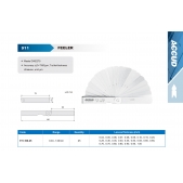 ACCUD 911-100-25 ventilové měrky, délka 75mm ( 0.04-1.00mm ) 25ks