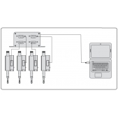 ACCUD 200-91 kabel pro multikanálový interface box pro přenos dat z digitálních úchylkoměrů