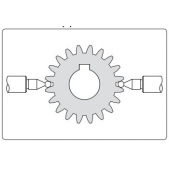 ACCUD 345-010-01 mikrometr 225-250mm pro měření ozubených kol, bez měřicích doteků (0.01mm)