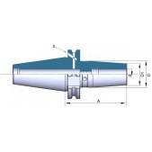 Tepelný upínač SK40 (AD/B) krátký H80 pr.10