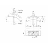 Upínka s plastovou krytkou, 37 0820, AMF 376913, 16mm