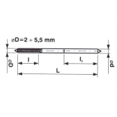 Výstružník strojní s válcovou stopkou HSS 221445 5 mm H11