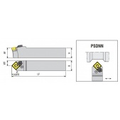 Soustružnický držák VBD PSDNN 2525 M12C