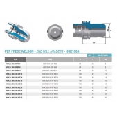 Upínač WELDON HSK100A EXTRA dlouhý H200 H160 WE40