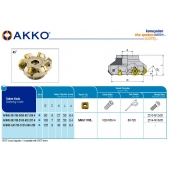 Fréza nástrčná čelní 45° AFM45-SA1706-D100-A32-Z07-H