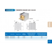 ACCUD 649-004-01 magnetický V-BLOK 100x100x100mm