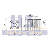 2085 BOX EDM 80x80 červený