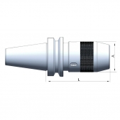 Přesné vrtací sklíčidlo BT30 (AD) H80 rozsah 1-8mm