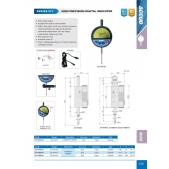 ACCUD 217-010-01 velice přesný digitální úchylkoměr / 0-12.7mm/0-0.5