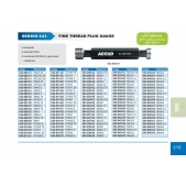 ACCUD 543-042-04 závitový kalibr oboustranný - jemné stoupání ( dobrý/zmetkový ) 6H / M42*3 /