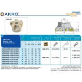 Fréza nástrčná čelní 90° AFM90-490R14-D160-C40-Z12