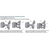 Radiální držák B1 - 50x32-55 - pravý, krátký, DIN 69880, (ISO 10889) dle 509.31.32