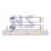 Soustružnický nůž ubírací přímý, levý 223711 12x12 mm U 30