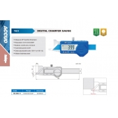 ACCUD 163-006-11 digitální posuvné měřítko pro měření sražení hrany 8mm/0.32