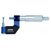 ACCUD 341-001-04 třmenový mikrometr 0-25mm s válcovou měřicí plochou 16xΦ4.7mm (0.01mm)