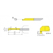 APG05.198.102 nůž MINI zapichovací šíře 1,98mm, L 10,2mm, D.min. 5,2mm
