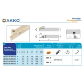 Upichovací nůž AKKO ADKT-RD-R-1616-2-T17