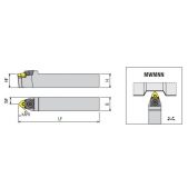 Soustružnický držák VBD MWMNN 2525 M 08