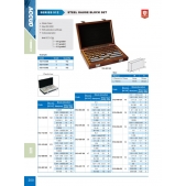 ACCUD 512-056-02 Johansonovy koncové měrky - sada, ISO3650 třída př. 2 / 56ks