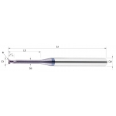 TK stopková fréza toroidní SEF03020, 3x3mm, R0,2