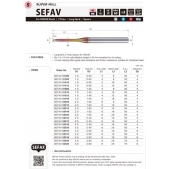 TK stopková fréza čelní s prodlouženým krkem SEFAV02012, 2x6 mm