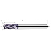 TK stopková fréza toroidní s prodlouženou upínací částí SERC1010, 10x20mm,R1